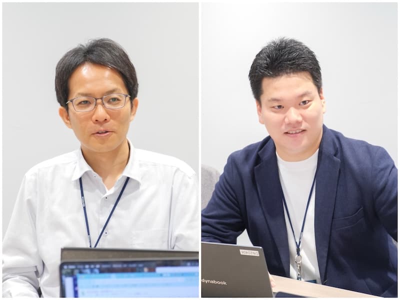 (左から)宮川 新史 様、川本 大喜 様